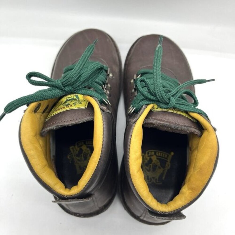 Jim Green Razorback Boots In Brown Men Size 7.5 - Picture 13 of 15